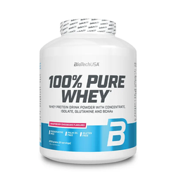 BioTechUSA 100% Pure Vhei Protein 2270g - Cheesecake od maline