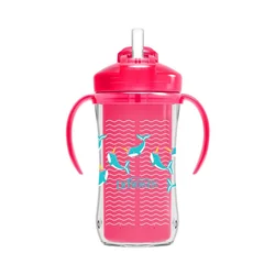 Dr.BrownS Trening Čaša 300Ml Sa Slamčicom - Roze