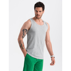 Ombre Mens BASIC cotton tank top - grey melange