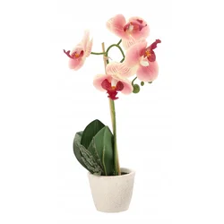 Umetna roža - orhideja mešanica 3 barv 30cm 63861