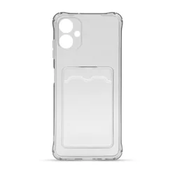 Futrola Clear Wallet za Samsung A06, Crna