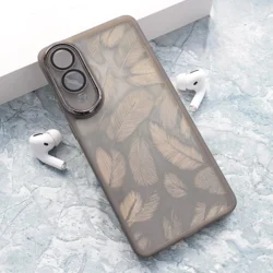 Maska Glitter Feather za Samsung S25 Edge crna