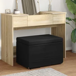 Stolica Crna 61 x 41 x 40 cm Tkanina i konstruirano drvo