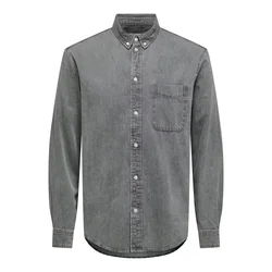 Only & Sons Srajca ONSOrson siv denim
