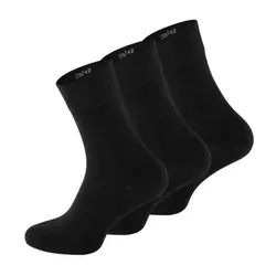 Clark Crown 3 pari premium poslovnih moških nogavic C.Crown, črne 2138