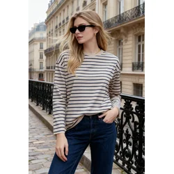 Trendyol Modest Ženska bluza Tctaw22Uk0240, Tamnoplava