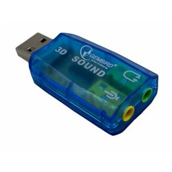 GEMBIRD CMP-SOUNDUSB13 ** Gembird USB 5.1 3D zvucna karta, zamenjuje audio kontrolor u PC (SC-USB-01) (223)