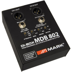 Mark MDB 802 aktivni 2 kanalni DI box