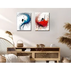 Wallity Zidna dekoracija IDC14, 30x40 cm, 2 Komada