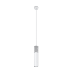 Sollux SL.0647 - Luster na sajli BORGIO 1xGU10/40W/230V beton/metal bela