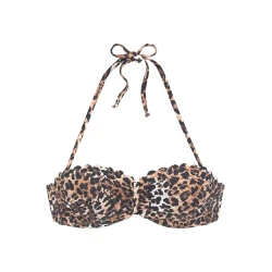 LASCANA Bikini zgornji del, rjava