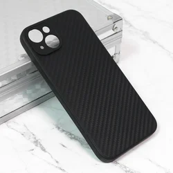 Maska za mobilni telefon iPhone 15 Plus CARBON FIBER, Crna