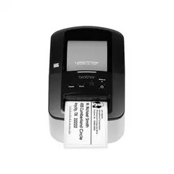Brother QL-700, Label Printer, DK tape and DK label up to 62 mm width, 150 mm/s print speed, 300 dpi resolution, Durable Auto Cutter, LED, USB Port