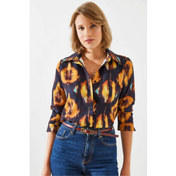 Bianco Lucci Womens Patterned Shirt MBMS010