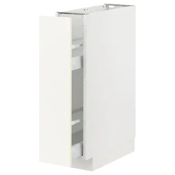 METOD / MAXIMERA Pod.element/izvl.umetak, bela/Vallstena bela, 20x60 cm