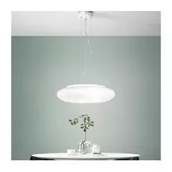 Ondaluce - Luster na sajli DODI 2xE27/15W/230V prečnika 53 cm bela