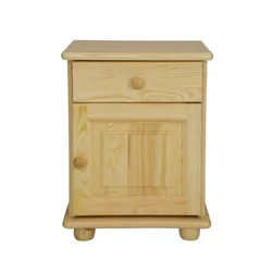 eoshop Nočna omarica SN101, 42x55x35, bor (barva lesa: oreh)