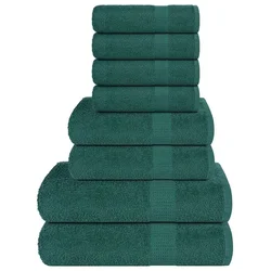 Set ručnika FROGN od 8 dijelova jabukasto zelene boje 360 g/m2