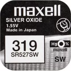 MAXELL baterija gumbna 319 za uro