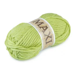 Pletena preja Jumbo Maxi 100 g - (964) zeleni vzorec.