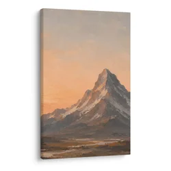 Slika veličastna gora v somraku - 60x90