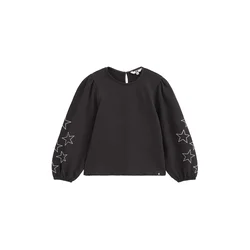 WE Fashion Bluza antracit/bela
