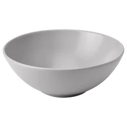 FÄRGKLAR Skleda, mat svetlo siva, 16 cm