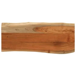Stolna ploča 100x40x3,8 cm pravokutna od bagrema s živim rubom