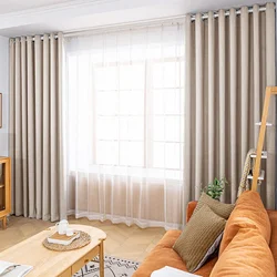 Shuixingjiafang Zavesa za zamračivanje, 500×270cm, Bež