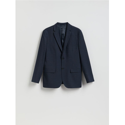 Reserved - Slim fit sako u mikro karo uzorku