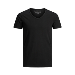 JACK & JONES Majica, črna