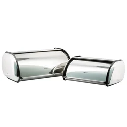 KINGHOFF Set metalnih kutija za hleb KH3201 2/1 srebrni