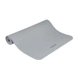 REBEL ACTIVE Strunjača prostirka za jogu, pilates i fitnes 200x90cm debljina 1 cm TPE siva RBA-3159-GY
