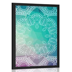 Plakat pastelna Mandala - 20x30 no frame