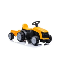 Dečiji Traktor Sa Prikolicom Žuti ( 12665 )