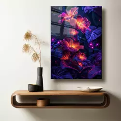 Wallity Dekorativna slika na kaljenom staklu, 40x60cm, Šarena