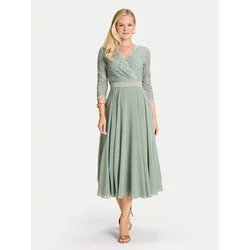 Swing Cocktail obleka 5AE29100 Zelena Regular Fit