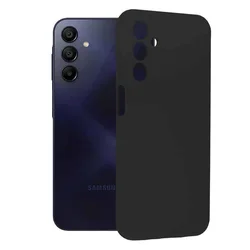 Techsuit Soft Edge Silicone maska za Samsung Galaxy A15 4G / A15 5G crna
