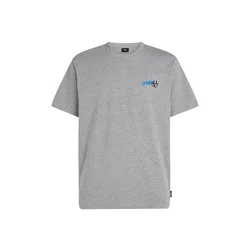 ONEILL Majica Essentials 90s azur/pegasto siva/črna