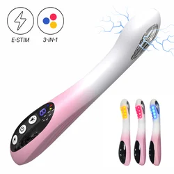SuperLove E-Stim G-Spot Vibrator White-Pink