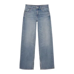 Pull&Bear Kavbojke moder denim