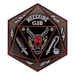 Stranger Things magnetni otvarač za flaše Hellfire Club D20, 90 x 100 mm