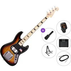 SX SJB75C-3TS Premium SET 3-Tone Sunburst Električna bas kitara