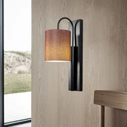 Opviq Zidna lampa E27 Socket, Crno-Braon
