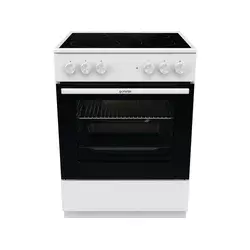 GORENJE Električni šporet GEC 6A11 WG crno-beli