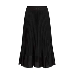 KARL LAGERFELD Plisirano krilo B2W12003 Črna Regular Fit
