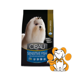CIBAU Sensitive Fish Mini 2,5kg, Granule od Ribe koje Neguju Kožu i Dlaku