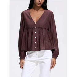 Reserved - Bluza s mešavinom viskoze