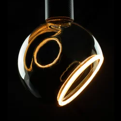SEGULA LED plavajoča krogla G150 E27 6W dimna 45° - dimno siva
