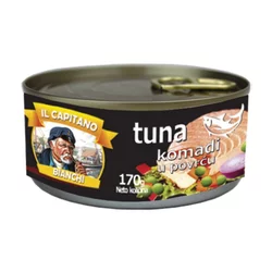 IL CAPITANO Tunjevina komadi sa povrćem, 170g